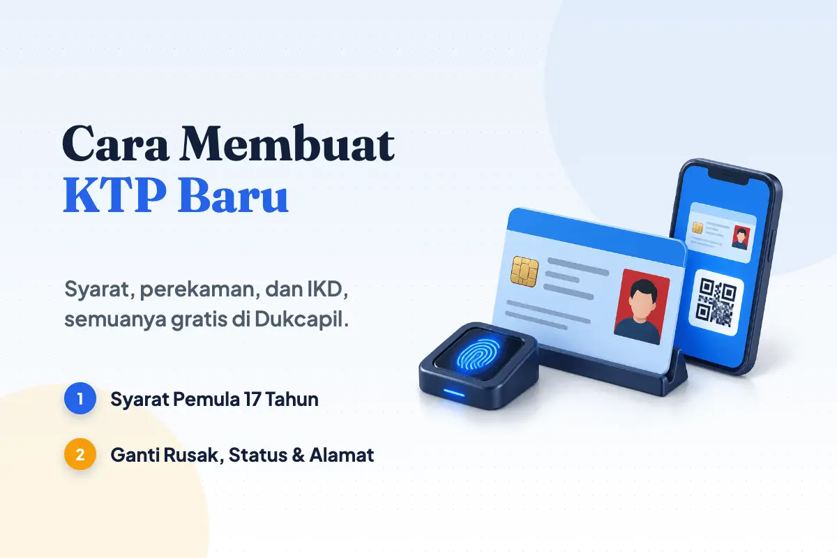 Cara Membuat KTP Baru dan KTP Digital (Syarat Lengkap)