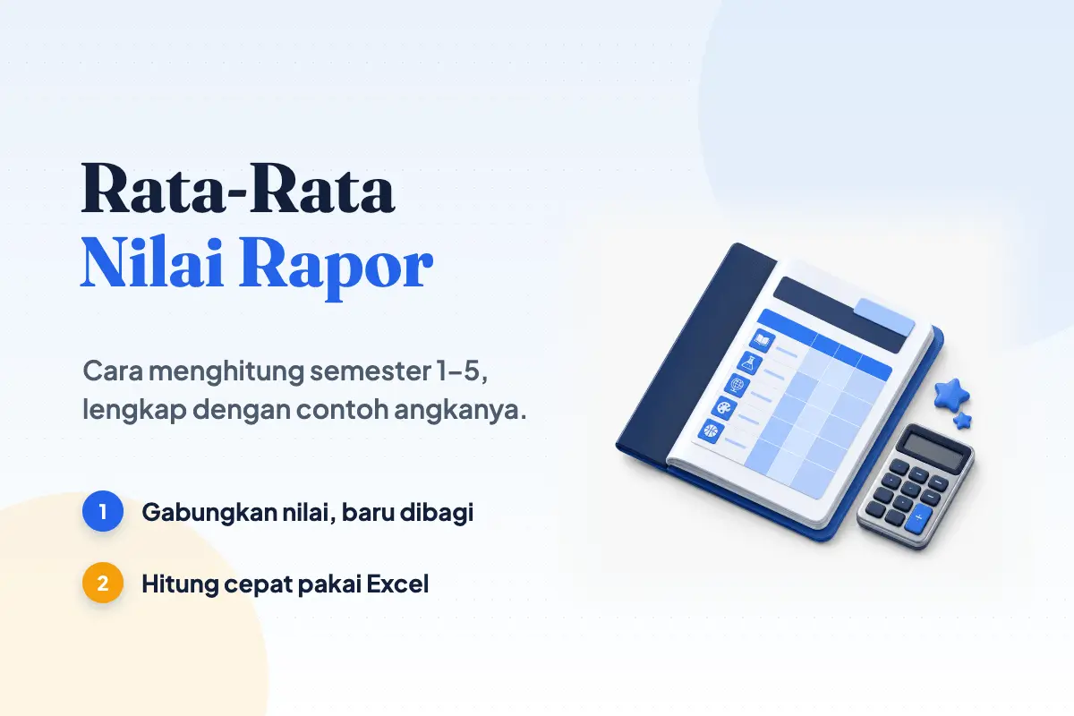Cara Menghitung Rata-Rata Nilai Raport (Semester 1–5)