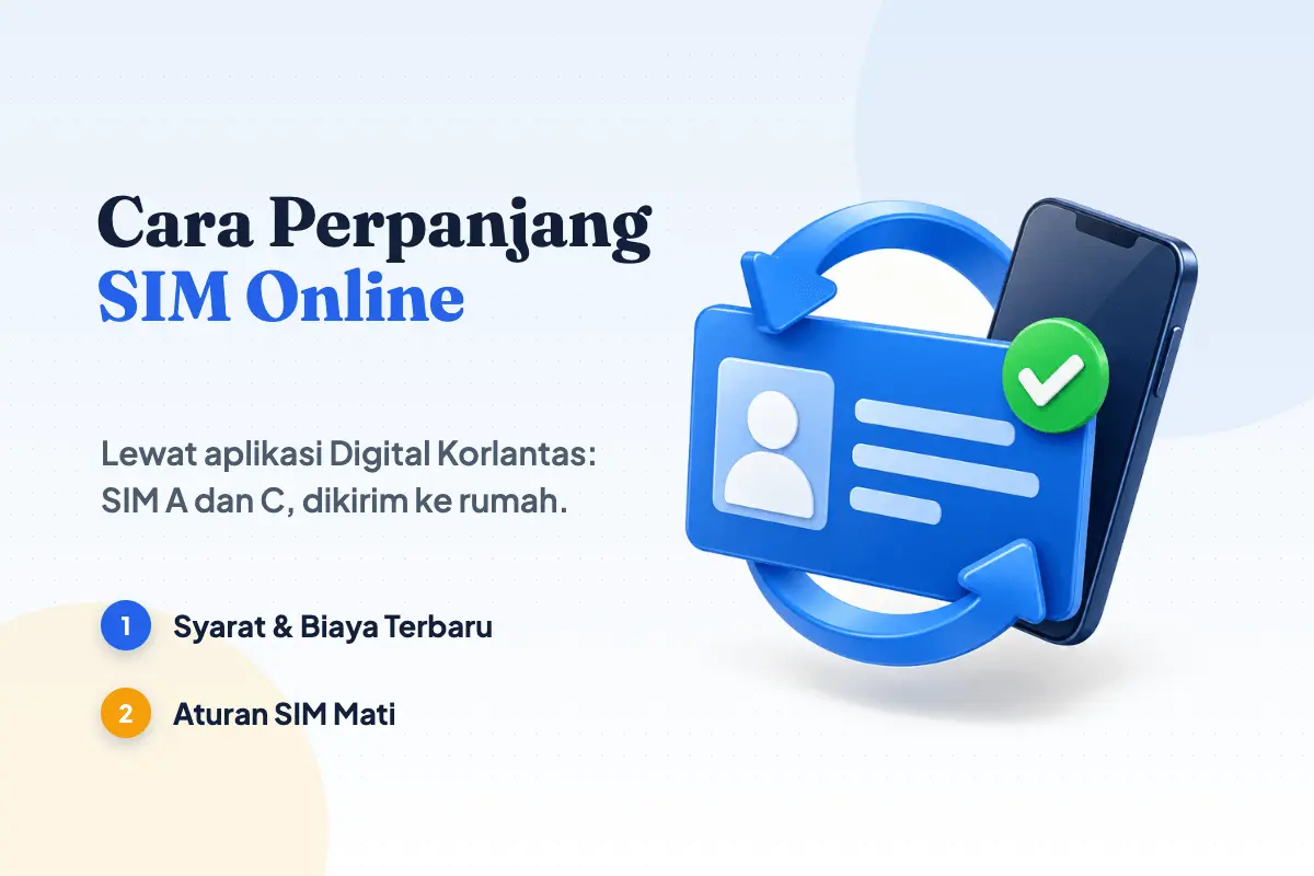 Cara Perpanjang SIM Online di HP (Syarat & Biaya Terbaru)
